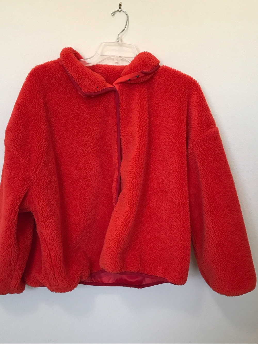Disney Red Plush Sherpa Jacket